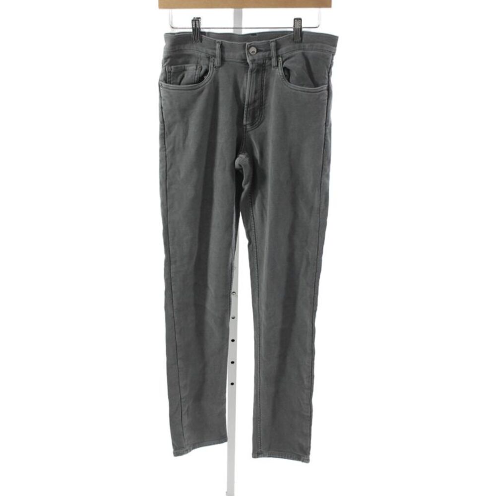 Faherty Mens Chino Pants Gray Denim Button Fly Size 29